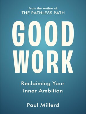 cover image of Good Work